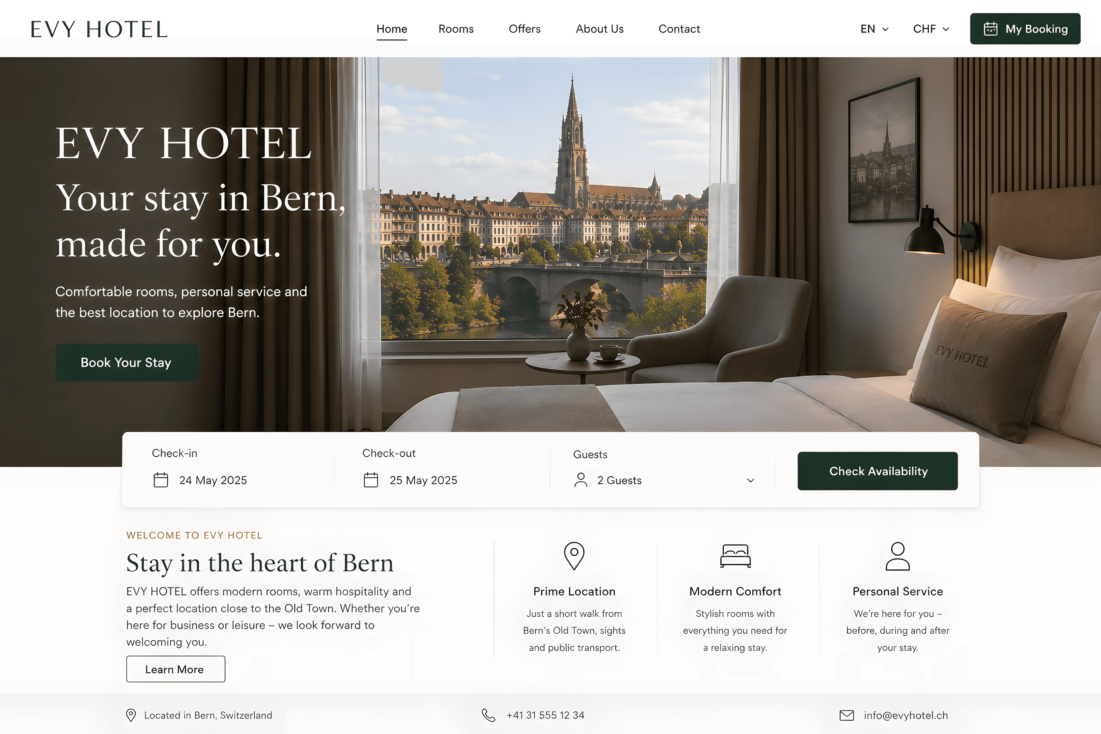 Landing — evyhotel.ch